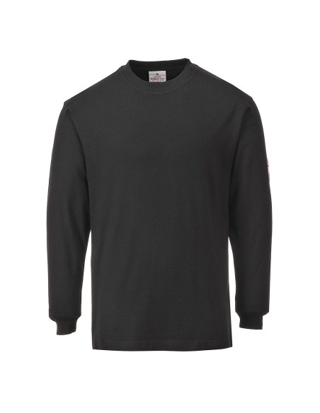 T-shirt trudnopalny i antystatyczny Portwest FR11 Modaflame z długim rękawem | ToSafe