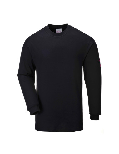 T-shirt trudnopalny i antystatyczny Portwest FR11 Modaflame z długim rękawem | ToSafe