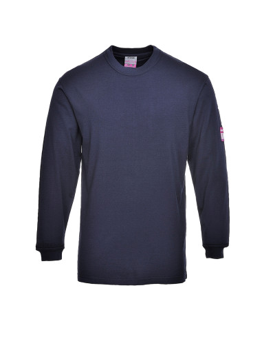 T-shirt trudnopalny i antystatyczny Portwest FR11 Modaflame z długim rękawem | ToSafe