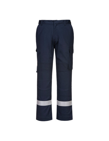 Spodnie trudnopalne Portwest FR401 Bizflame Work z panelami stretch | ToSafe