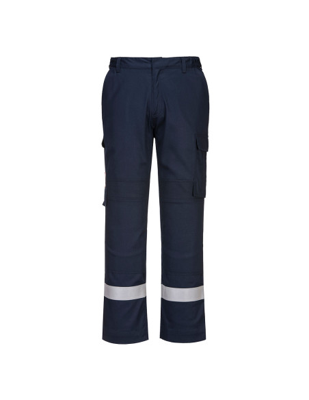 Spodnie trudnopalne Portwest FR401 Bizflame Work z panelami stretch | ToSafe