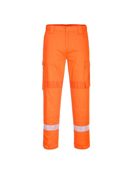 Spodnie trudnopalne Portwest FR401 Bizflame Work z panelami stretch | ToSafe