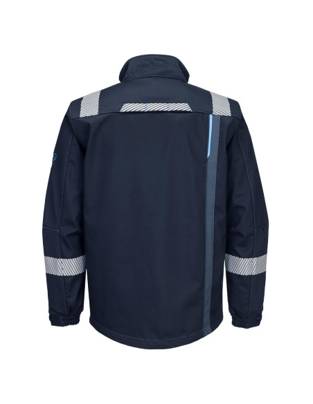 Kurtka softshell trudnopalna spawalnicza antystatyczna chroniąca przed łukiem elektrycznym WX3 Portwest FR704 | ToSafe