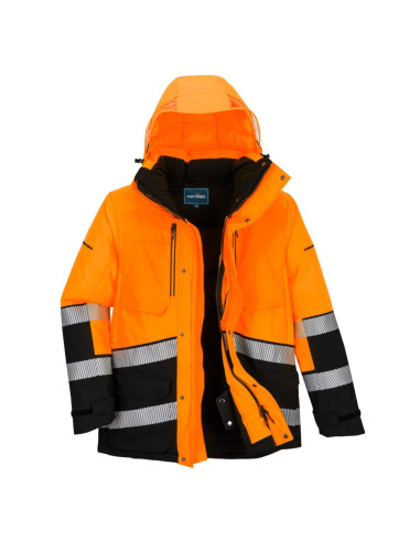Kurtka robocza zimowa wodoodporna ostrzegawcza EV4 Expedition Portwest EV401