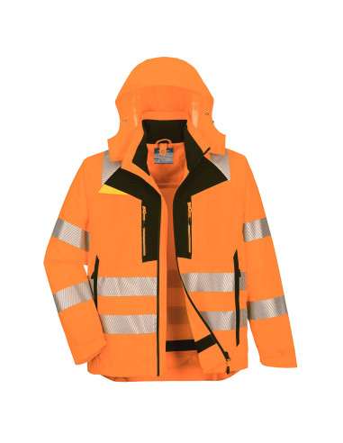 Kurtka robocza zimowa 4 w 1 ostrzegawcza Portwest DX466 | ToSafe